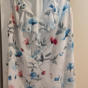 White house Black Market Size 10  sleeveless blouse.